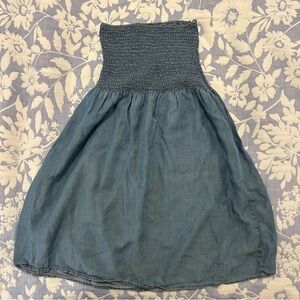 GAP Denim Blue A-Line Skirt
